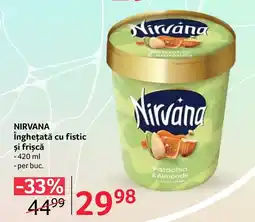 Selgros Nirvana înghețată cu fistic și frișcă Ofertă