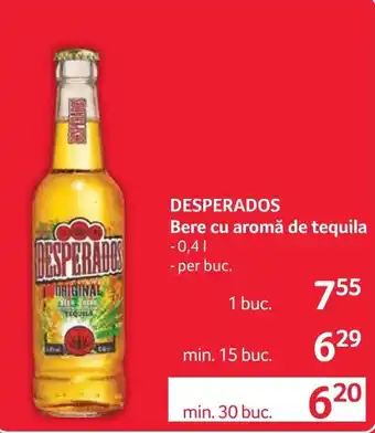 Desperados bere cu aromă de tequila