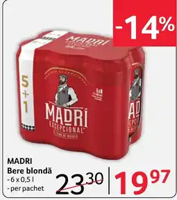 Selgros Madri bere blondă Ofertă