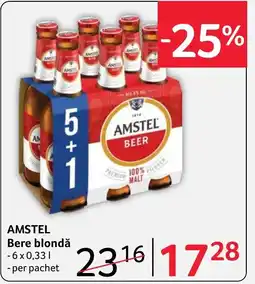 Selgros Amstel bere blondă Ofertă
