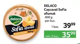 Selgros Delaco Cașcaval Sofia afumat Ofertă