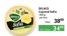 Selgros Delaco Cașcaval Sofia Ofertă