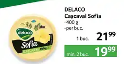 Selgros Delaco Cașcaval Sofia Ofertă
