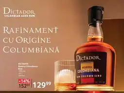 Selgros Dictador reserva colombiana rom Ofertă