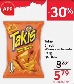 Selgros Takis Snack Ofertă