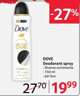 Selgros Dove Deodorant spray Ofertă
