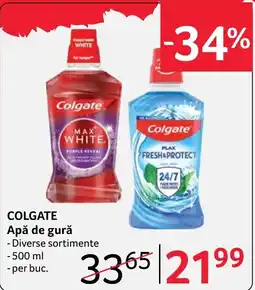 Selgros Colgate Apă de gură Ofertă