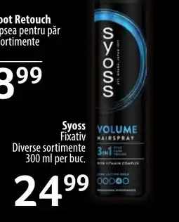 Selgros Syoss Fixativ Ofertă