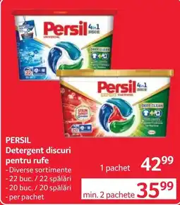 Selgros Persil detergent discuri pentru rufe Ofertă