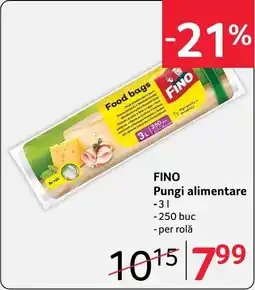Selgros Fino pungi alimentare Ofertă