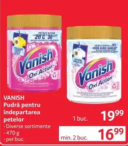 Selgros Vanish pudră pentru îndepartarea petelor Ofertă