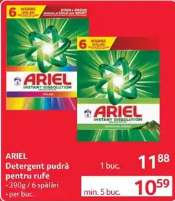 Selgros Ariel detergent pudră pentru rufe Ofertă