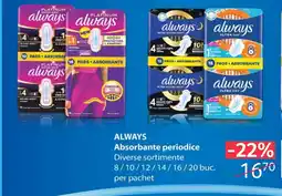 Selgros Always absorbante periodice Ofertă