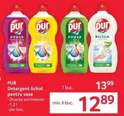 Selgros Pur detergent lichid pentru vase Ofertă