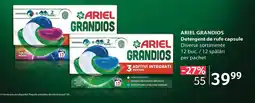Selgros Ariel grandios detergent de rufe capsule Ofertă