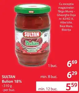 Selgros Sultan bulion 18% Ofertă