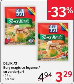 Selgros Delik'at borș magic cu legume / cu verderuri Ofertă