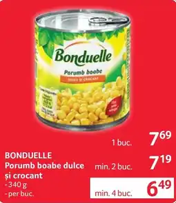Selgros Bonduelle porumb boabe dulce și crocant Ofertă