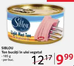 Selgros Siblou ton bucăți în ulei vegetal Ofertă