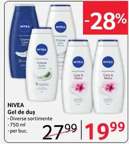 Selgros Nivea gel de duș Ofertă