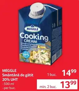 Selgros Meggle smântână de gătit Ofertă