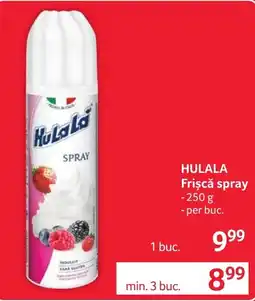 Selgros Hulala frișcă spray Ofertă
