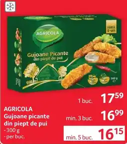 Selgros Agricola gujoane picante din piept de pui Ofertă