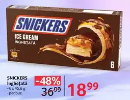 Selgros Snickers înghețată Ofertă