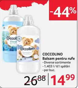 Selgros Coccolino balsam pentru rufe Ofertă