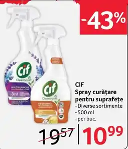 Selgros Cif spray curățare pentru suprafețe Ofertă