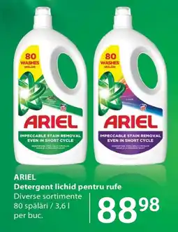 Selgros Ariel detergent lichid pentru rufe Ofertă