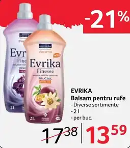 Selgros Evrika Balsam pentru rufe Ofertă