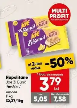 PROFI Napolitane Joe Zi Bună lămâie / cacao Ofertă