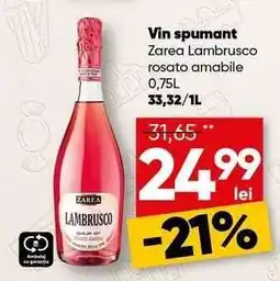 PROFI Vin spumant Zarea Lambrusco rosato amabile Ofertă