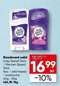 PROFI LADY SPEED STICK / MENNEN SPEED STICK Ofertă