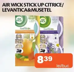Unicarm Air Wick stick up citrice/levantica&musetel Ofertă