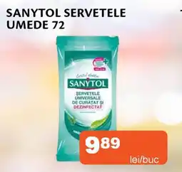 Unicarm Sanytol servetele umede 72 Ofertă