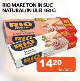 Unicarm Rio mare ton in suc natural/in ulei Ofertă