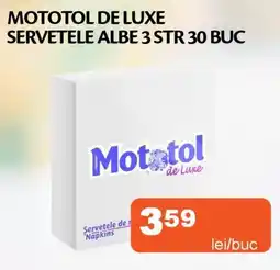 Unicarm Mototol de Luxe servetele albe Ofertă