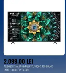 Flanco Tcl televizor smart mini led 55q6c Ofertă