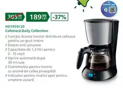 Carrefour HD7459/20 Cafetieră Daily Collection Ofertă