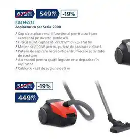 Carrefour XD2142/12 Aspirator cu sac Seria 2000 Ofertă