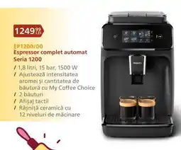 Carrefour EP1200/00 Espressor complet automat Seria 1200 Ofertă