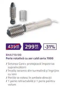 Carrefour BHA710/00 Perie rotativă cu aer cald Seria 7000 Ofertă