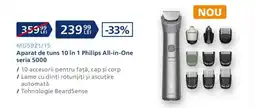 Carrefour Aparat de tuns 10 in 1 Philips All-in-One seria 5000 Ofertă