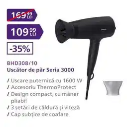 Carrefour BHD308/10 Uscător de păr Seria 3000 Ofertă