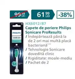 Carrefour Capete de periere Philips Sonicare ProResults Ofertă