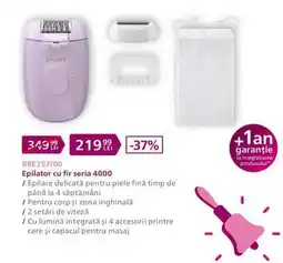 Carrefour Epilator cu fir seria 4000 Ofertă