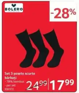 Selgros Set 3 șosete scurte bărbați Ofertă
