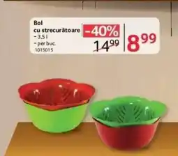 Selgros Bol cu strecurătoare Ofertă
